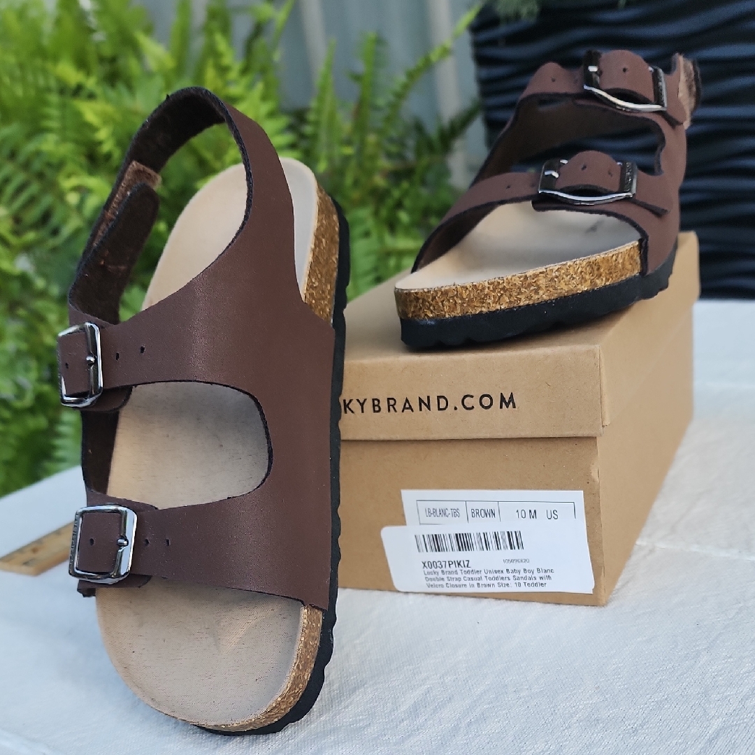 Lucky Brand Toddler Size 10 Brown Sandals Brand New